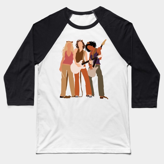 Josie And The Pussycats Baseball T-Shirt by FutureSpaceDesigns